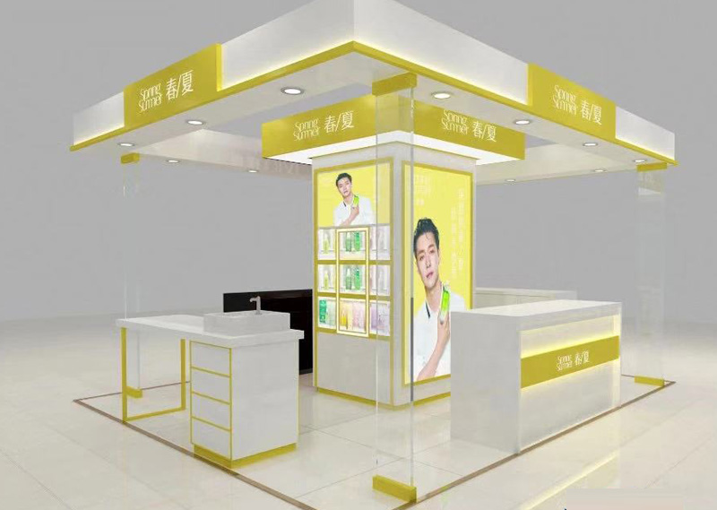 化妆品展柜定做化（huà）妆品展示柜