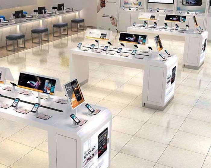 数码展柜设计定做电子产品（pǐn）展柜（guì）