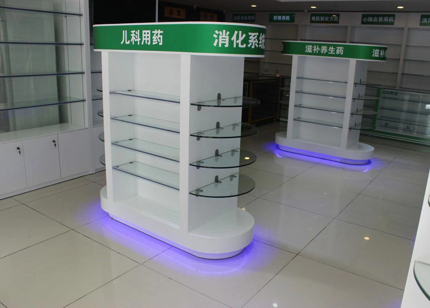 西安藥品藥店展櫃製作（zuò）